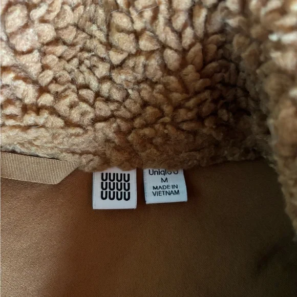 Uniqlo Brown Sherpa Jacket - Picture 3 of 3